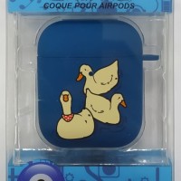 Силиконовый светящийся в темноте чехол для AirPods 1/2 Luxo Kaws рисунок №5