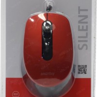 Мышь проводная беззвучная Smartbuy ONE 265 USB/DPI 800-1200-1600-2400/4 кнопки/1.5м красная