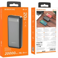 Powerbank Borofone BJ19A 20000mAh 1USB/1C 18W/20W черный