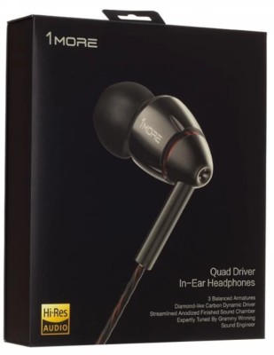 Наушники 1MORE Quad Driver In-Ear Headphones 1MEJE0032 Серый Наушники 1MORE Quad Driver In-Ear Headphones 1MEJE0032 Серый
