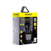 Беспроводные наушники TWS Awei T26 BT5.0/35mAh (600mAh)/3ч белые