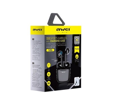 Беспроводные наушники TWS Awei T26 BT5.0/35mAh (600mAh)/3ч белые Беспроводные наушники TWS Awei T26 BT5.0/35mAh (600mAh)/3ч белые