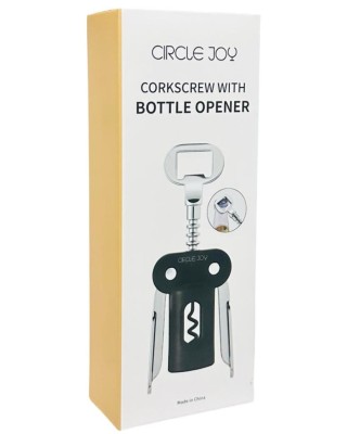 Штопор Xiaomi Circle Joy Corkscrew (CJ-KP04) черный Штопор Xiaomi Circle Joy Corkscrew (CJ-KP04) . В одном инструменте объединены штопор и открывалка для бутылок. Материал корпуса нержавеющая сталь 304 / пластик.