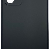 Накладка для Samsung Galaxy A52 Silicone cover без логотипа черная