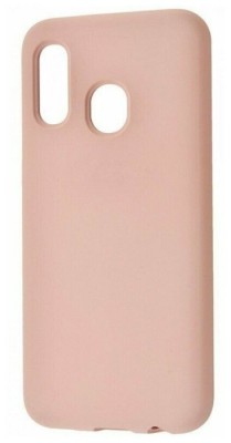 Накладка для Samsung Galaxy A40 Silicone cover пудро Накладка для Samsung Galaxy A40 Silicone cover пудро