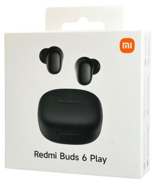 Наушники беспроводные Xiaomi Redmi Buds 6 Play EU черный Наушники беспроводные Xiaomi Redmi Buds 6 Play EU   выполнен в формате крошечных внутриканальных «затычек» с 10-мм динамическими драйверами внутри. С помощью фирменного мобильного приложения можно выбрать один из пяти вариантов настройки звучания в зависимости от ваших предпочтений. Активного шумоподавления в ней нет. Зато имеется функция устранения посторонних звуков во время телефонах разговоров, чтобы голос был более чистым. Управлять наушниками можно с помощью касаний к сенсорным панелям на внешней стороне. Наушники подключаются по современному протоколу Bluetooth 5.4 и поддерживают функцию Google Fast Pair для автоматической синхронизации с Android-устройствами поблизости. На одном заряде Redmi Buds 6 Play могут воспроизводить музыку до 7,5 часа, а с подзарядкой от кейса — до 36 часов. Есть также функция быстрой зарядки: 10 минут хватает на 3 часа работы. По защите от влаги и пыли Redmi buds 6 Play соответствуют стандарту IPX4,  их можно брать на тренировки на открытом воздухе в ненастную погоду.