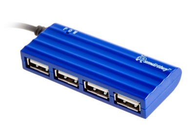 USB-HUB Smartbuy 4 порта голубой (SBHA-6810-B) USB-HUB Smartbuy 4 порта голубой (SBHA-6810-B)