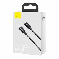 Кабель для зарядки Type-C на Lightning Baseus Superior 20W 1м черный