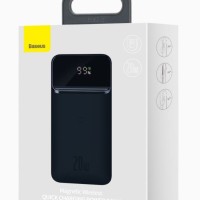 Powerbank с беспроводной зарядкой Baseus Magnetic 1USB/USB-C 10000mAh 20W (PPCX010201) черный