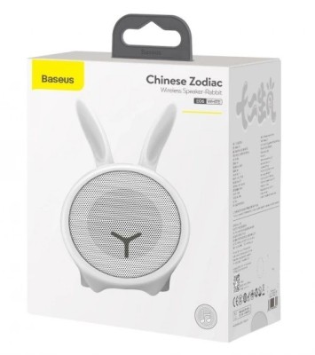 Bluetooth колонка Baseus Rabbit E06 IP55 V5.0 (NGE06-A02) белая Bluetooth колонка Baseus Rabbit E06 IP55 V5.0 (NGE06-A02) белая