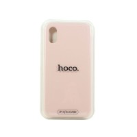 Накладка для i-Phone X Hoco Pure series силиконовая, бежевая