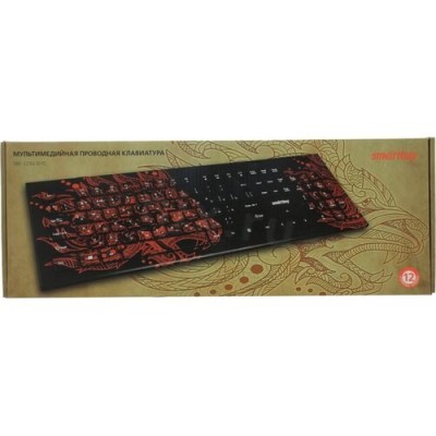Клавиатура проводная Smartbuy 223 Dragon USB/104+12 клавиш/Индикация клавиш/1.5м (SBK-223U-D-FC) Клавиатура проводная Smartbuy 223 Dragon USB/104+12 клавиш/Индикация клавиш/1.5м (SBK-223U-D-FC)