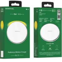 Беспроводное зарядное устройство Borofone BQ3 QI 10W белое