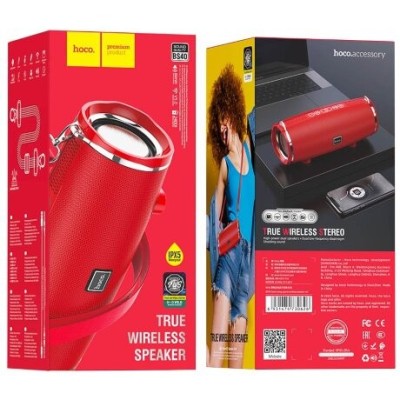 Bluetooth колонка Hoco BS40 BT5.0/2400mAh/4ч/14Вт/TF/AUX/FM красная Bluetooth колонка Hoco BS40 BT5.0/2400mAh/4ч/14Вт/TF/AUX/FM красная