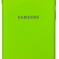 Накладка для Samsung Galaxy S10 Silicone cover без логотипа салатовая