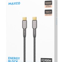 Usb Кабель-зарядка Type-C на Type-C Maxco MTC-P01CC 100W 1.5м черный