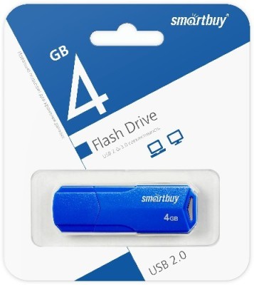 USB флеш накопитель SmartBuy 4GB Clue Blue (SB4GBCLU-BU) USB флеш накопитель SmartBuy 4GB Clue Blue (SB4GBCLU-BU)