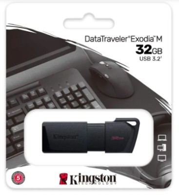 3.2 USB флеш накопитель Kingston Exodia M 32GB черный 3.2 USB флеш накопитель Kingston Exodia M 32GB черный