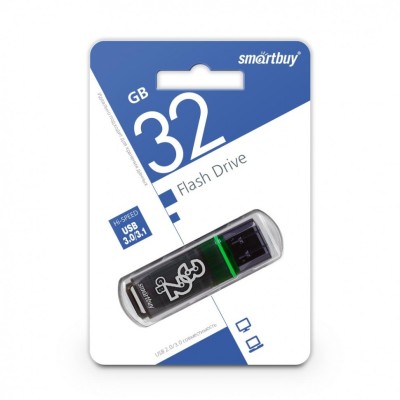 3.0 USB флеш накопитель Smartbuy 32GB Glossy Dark Grey (SB32GBGS-DG) 3.0 USB флеш накопитель Smartbuy 32GB Glossy Dark Grey (SB32GBGS-DG)
