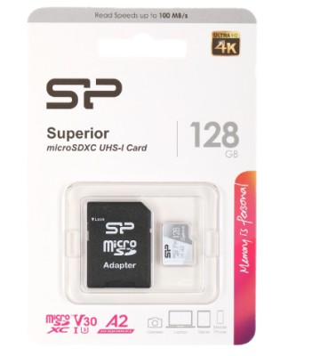 micro SDXC карта памяти Silicon Power 128GB Cl10 U3 A2 V30 COLOR с адаптером (SP128GBSTXDA2V20SP) micro SDXC карта памяти Silicon Power 128GB Cl10 U3 A2 V30 COLOR с адаптером (SP128GBSTXDA2V20SP)