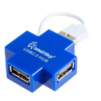 USB-HUB Smartbuy 4 порта (SBHA-6900-B) голубой