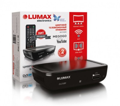 ТВ-приставка для приема цифрового телевидения Lumax DV1110HD ТВ-приставка для приема цифрового телевидения Lumax DV1110HD