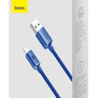 Usb Кабель-зарядка TYPE-C Baseus Crystal Shine 100W 2м (CAJY000503) синий