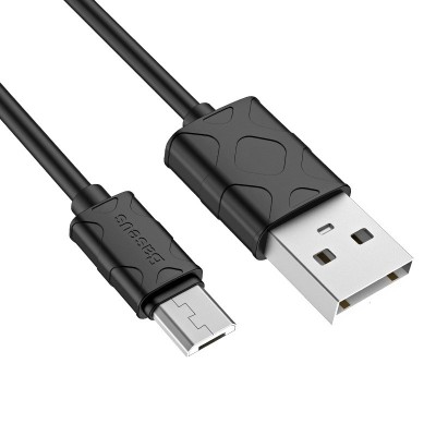 Usb Кабель-зарядка Micro Baseus Yaven 2.1A 1м (CAMUN-01) черный Usb Кабель-зарядка Micro Baseus Yaven 2.1A 1м (CAMUN-01) черный