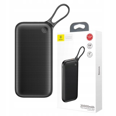 Powerbank Baseus 20000mAh 2xUSB 3.0A (PPKC-A01) черный Powerbank Baseus 20000mAh 2xUSB 3.0A (PPKC-A01) черный