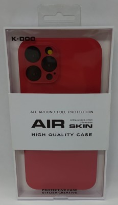 Накладка для i-Phone 12 Pro Max 6.7&quot; K-Doo Air Skin силикон красная Накладка для i-Phone 12 Pro Max 6.7" K-Doo Air Skin силикон красная