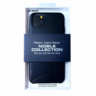 Накладка для i-Phone 11 K-Doo Noble кожаная темно-синяя Накладка для i-Phone 11 K-Doo Noble кожаная темно-синяя