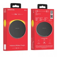 Беспроводное зарядное устройство Borofone BQ3 QI 10W черное