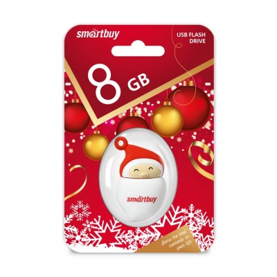 USB флеш накопитель Smartbuy 8GB NY series Санта (SB8GBSantaA) USB флеш накопитель Smartbuy 8GB NY series Санта (SB8GBSantaA)