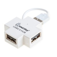USB-HUB Smartbuy 4 порта (SBHA-6900-W) белый