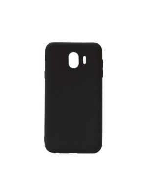 Чехол-накладка для Samsung Galaxy J4 (2018) силикон матовый чёрный Чехол-накладка для Samsung Galaxy J4 (2018) силикон матовый чёрный