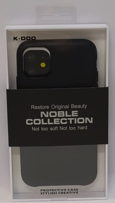 Накладка для i-Phone 11 K-Doo Noble кожаная черная Накладка для i-Phone 11 K-Doo Noble кожаная черная