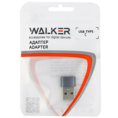 Переходник Walker USB (папа) на Type-C (мама) Переходник Walker USB (папа) на Type-C (мама)