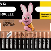 Батарейка алкалиновая Duracell Basic AAA/LR03/BL12