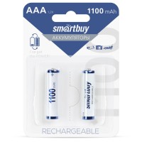 Аккумулятор NiMh Smartbuy AAA/2BL 1100 mAh (24/240) (SBBR-3A02BL1100)
