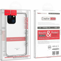 Накладка для i-Phone 15 Pro Hoco Light силикон тонкий прозрачный