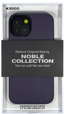 Накладка для i-Phone 15 K-Doo Noble кожаная фиолетовая Накладка для i-Phone 15 K-Doo Noble кожаная фиолетовая
