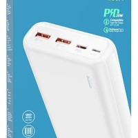 Powerbank Hoco J80A 20000mAh 2USB 3A 22.5W белый