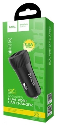 Автомобильное заряд. устр. Hoco Z21 2USB 3.4A черное Автомобильное заряд. устр. Hoco Z21 2USB 3.4A черное