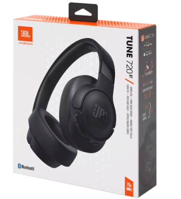 Стереонаушники Bluetooth Полноразмерные JBL T720BT BT5.0/450mAh/40ч черные Стереонаушники Bluetooth Полноразмерные JBL T720BT BT5.0/450mAh/40ч черные