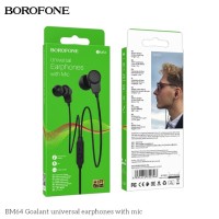 Наушники с микрофоном Borofone BM64 1.2м черные