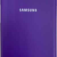 Накладка для Samsung Galaxy J6 plus Silicone cover фиолетовая