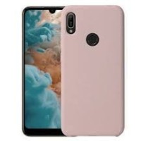 Накладка для Huawei Honor 8C Silicone cover пудро