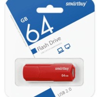 USB флеш накопитель Smartbuy 64GB Clue Red (SB64GBCLU-R)