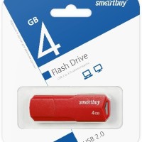 USB флеш накопитель SmartBuy 4GB Clue Red (SB4GBCLU-R)