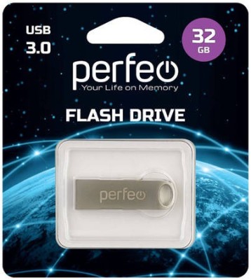 3.0 USB флеш накопитель Perfeo 32GB M08 металлическая 3.0 USB флеш накопитель Perfeo 32GB M08 металлическая